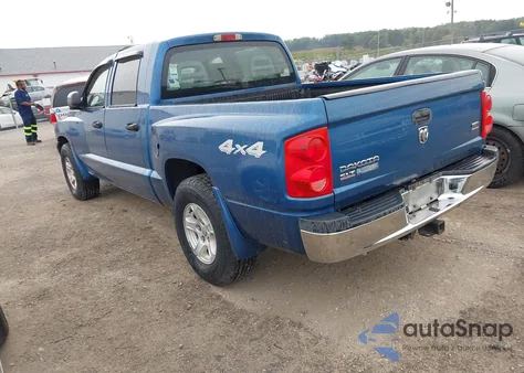 2005 Dodge Dakota Slt из США, поврежденный, VIN 1D7HW48N45S269497